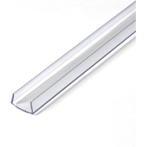 Outwater Plastics Black 1/2" Styrene Plastic U-Channel/C-Channel 36 Inch Lengths (Pack of 4)