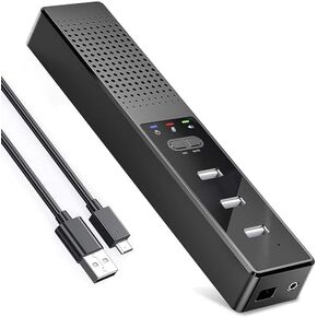 3 in 1 USB Computer Speaker with Microphone, PC Laptop Speaker with Mic for Smart Home Office and Online Study，360 Degree Enhanced Voice Pickup, Noise Reduction,Compatible with Zoom, Teams