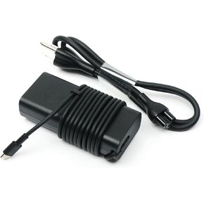 Dell 65W USB-C Laptop Charger,Latitude 7400 7410 7420 7430 7440 7450 AC Adapter,20V 3.25A Computer Charger Cord Type C, Black, HA65NM190