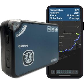 MULTI-SENSOR GPS: GPS + Temperature, Humidity, Light, Shock, Air Pressure. For RV, Pet, Greenhouse, Cold Chain, Shipment, Valuables. Industrial Grade, Global Coverage. Subscription Required.