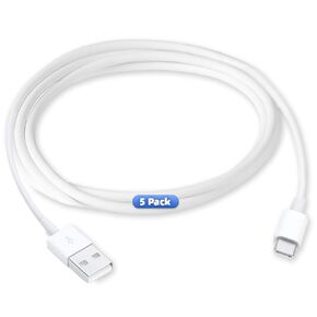 5-Pack for iPhone 15 Car Carplay Apple Cable,USB A to USB C Carplay Adapter Cable for iPhone 15,15 Pro,15 Pro Max,15 Plus Car Charger Cord-3/3/6/6/10FT