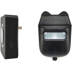 SOLO WiFi طويل المدى إنذار لاسلكي للممر، مستشعر حركة مقاوم للطقس، جهاز استقبال يعمل بالطاقة الشمسية وجهاز استقبال الرنين، مراقبة وحماية الممتلكات الخارجية والداخلية، تنبيه دخول الأعمال in Kuwait