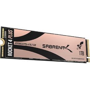 SABRENT 1TB Rocket 4 PLUS NVMe 4.0 Gen4 PCIe M.2 Internal SSD Extreme Performance Solid State Drive (Latest version) (SB-RKT4P-1TB)