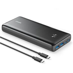 Anker Power Bank, 25,600mAh Portable Charger 87W, Works for MacBook Pro, Dell XPS, Microsoft, Pixelbook, iPhone 15 Series, Samsung, iPad Pro, and More