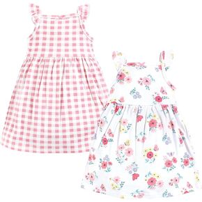 Hudson Baby Baby Girls Cotton Dresses, Butterfly Floral, 18-24 Months in Saudi Arabia