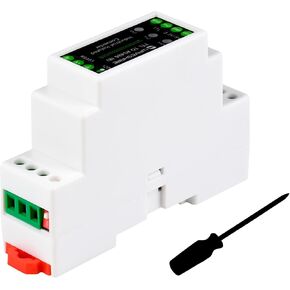 Galvanic Isolated Rail-Mount TTL to RS485 Converter Adapter, 600W Lightningproof & Anti-Surge, Multi-Isolation Protection 1.2km Transmission Distance