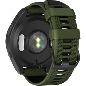 Watch Band for Garmin Forerunner 965/Forerunner 955/Forerunner 945/Forerunner 935, Soft Silicone 22mm Replacement Bands