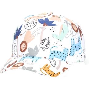 Baby Baseball Cap Baby Cap Sun hat Print Cartoon hat Kids Sun Hats for Adjustable Size for 3-7T
