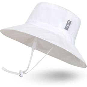 Ami&Li tots Baby Sun Hat سوبر خفيفة الوزن سامسونج الطفل قابل للتعديل Sunhat طفل UPF 50 + قبعة دلو واقية من الشمس in Kuwait