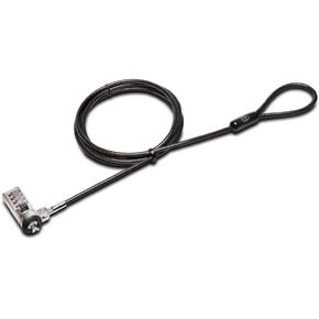 Kensington N17 Dell Cable Lock for Laptops with Wedge Lock Slot - Pre-Set Combination Lock - (K67929WW)