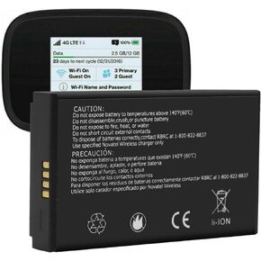WUHAO Replacement Battery MiFi 7730L Battery for Mifi 8000L Sprint inseego P/N 40123117 Battery 4400mAh