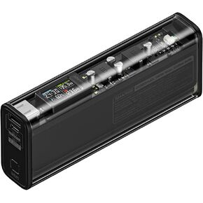 SHARGEEK 140 Power Bank, 140W Output 20000mAh Portable Charger, Transparent Power Bank with Screen Display, USB C& USB A Port Laptop Power Bank for iPhone 15/14/13 Series Samsung MacBook Steam Deck in Kuwait