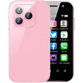 Mini 4G Smartphone Unlocked, 3.0 Inch Dual Sim Quad Core Mini Phone Premium Child Phone Small Phone Student Pocket Cellphone, 2+16GB (Black) in Saudi Arabia