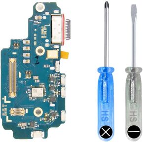 MMOBIEL Dock Connector Compatible with Samsung Galaxy S22 Ultra 5G - 6.8 inch - 2022 - Charging Port - Headphone Port/Microphone Replacement - Type C - Incl. Screwdrivers