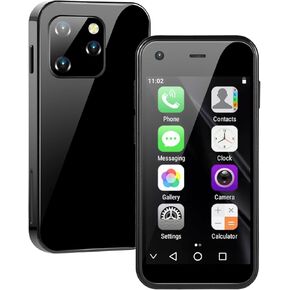 Mini phone, 2.5 Inch 3G mini smartphone 2GB RAM 16GB ROM Backup Cellphone Lightweight 5MP Student Cellphone Unlocked Quad Core