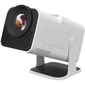 Mini Projector with Wifi and Bluetooth, Outdoor Portable Projector 4K Support Native 1080P Movie Proyector with Android 11 for Home Cinema, Compatible with Phone/Tablet/Laptop/TV Stick, LYNCAST HY320