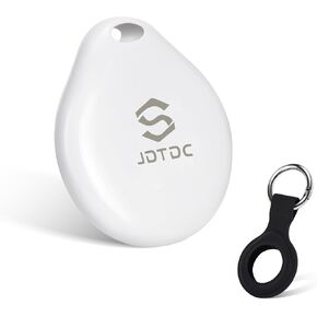 JSL JDTDC MFi Certified Key Finders & Trackers Item-Finder-Tag Work with Apple Find My (iOS only) Luggage-Tracker Bluetooth-Tracker iPhone-Tracker-Tag Apple-Find-My-Tracker,Keychain-Finder-for-Keys,1P
