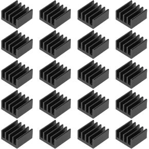 40PCS Aluminium Mini Heatsink Small Mini Heatsink Kit for Cooling Chips Stepper Motor Driver Module and Other Small Electronics 9x9x5mm in Kuwait