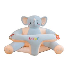 iFCOW Baby Support Sofa Cover Baby Floor Seat for Sitting Up Learn to Sit Lounger Cover Baby Sofa Chair Cover Baby Floor Lounger Cover (No Filling, Just Cover) in Kuwait
