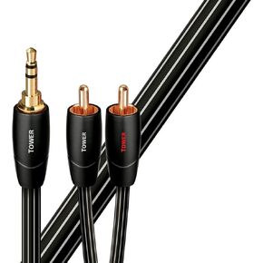 AudioQuest Tower 3.5mm to RCA Analog-Audio Interconnect Cable (12.0 Meter)