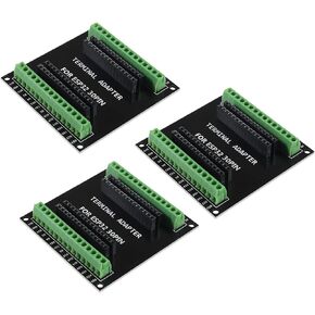 AITRIP 2 Sets ESP-WROOM-32 ESP32 ESP-32S Development Board CP2102 WiFi+Bluetooth Ultra-Low Power Dual Core ESP32-DevKitC-32 ESP-WROOM-32 with ESP32 Breakout Board Shield GPIO 1 into 2 for Arduino