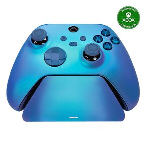 Razer Universal Quick Charging Stand for Xbox Series X|S: Magnetic Secure Charging - Perfectly Matches Xbox Wireless Controllers - USB Powered - Aqua Shift (Controller Sold Separately)