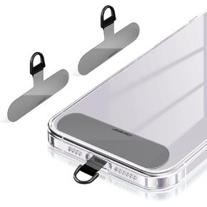 Cell Phone Lanyard Patches Thinner TPU Phone Tether Tab Heavy Duty Phone Lanyard Tab Without Adhesive Phone Strap Replacement Part for iPhone Most Smartphones