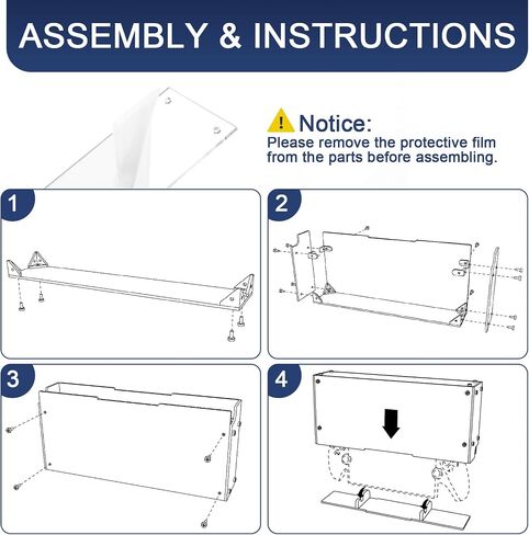 Clear Display Case Self Assemble Display Stand Box Compatible with PlayStation Portal Remote Player, 3mm Thick Acrylic Dust Cover with Black Holder Base for PS5 Portal (Display Case Only) in Saudi Arabia
