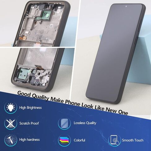 YWLRONG for Samsung Galaxy A33 5G Screen Replacement LCD Touch Display Digitizer Assembly for Samsung A33 A336B A336E A336M A336U with Kit(Black with Frame) in Saudi Arabia