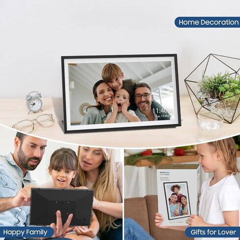 Digital Picture Frame Powered by Nixplay 10.1", Share Photos/Videos via Nixplay App or Email, WiFi Digital Photo Frame with Easy Setup, Support Alexa, Free Cloud Storage, Auto Rotate, Gifts for Mom in Saudi Arabia