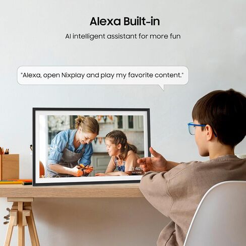 Digital Picture Frame Powered by Nixplay 10.1", Share Photos/Videos via Nixplay App or Email, WiFi Digital Photo Frame with Easy Setup, Support Alexa, Free Cloud Storage, Auto Rotate, Gifts for Mom in Saudi Arabia