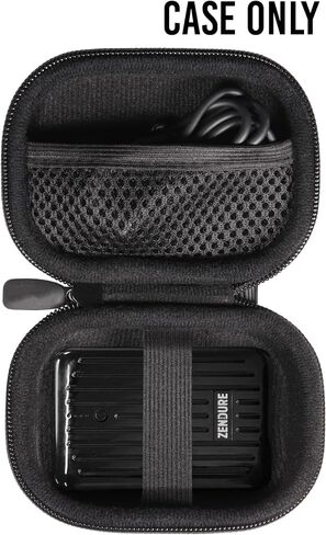 GETGEAR Case for Zendure Portable Charger 10000mAh Power Bank 20W PD USB C Battery Pack QC 3.0 Cargador Portable External Battery (Black) in Saudi Arabia