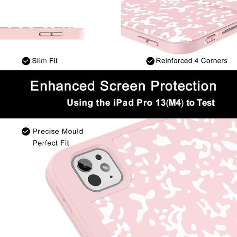 حافظة Soke لجهاز iPad Pro الجديد مقاس 13 بوصة (M4، إصدار 2024)، مع حامل أقلام رصاص وحامل ثلاثي الطي مقاوم للصدمات [يدعم شحن قلم Apple + الاستيقاظ/السكون التلقائي]، غطاء خلفي ناعم من مادة TPU، كتاب أسود in Kuwait
