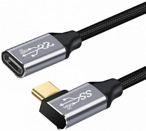 كابل تمديد USB4 من CY ذكر إلى أنثى بسرعة 40 جيجابت في الثانية USB4.0 مع شحن 100 واط و8K@60 هرتز متوافق مع iPhone 15 Laptop Thunderbolt3/4 (30 سم) in Kuwait