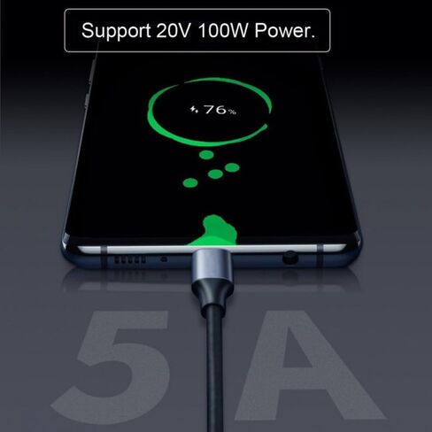 كابل تمديد USB4 من CY ذكر إلى أنثى بسرعة 40 جيجابت في الثانية USB4.0 مع شحن 100 واط و8K@60 هرتز متوافق مع iPhone 15 Laptop Thunderbolt3/4 (30 سم) in Kuwait