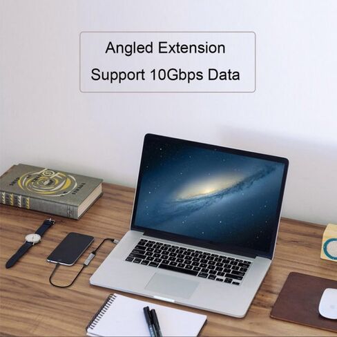 كابل تمديد USB4 من CY ذكر إلى أنثى بسرعة 40 جيجابت في الثانية USB4.0 مع شحن 100 واط و8K@60 هرتز متوافق مع iPhone 15 Laptop Thunderbolt3/4 (30 سم) in Kuwait