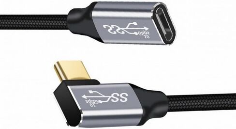 كابل تمديد USB4 من CY ذكر إلى أنثى بسرعة 40 جيجابت في الثانية USB4.0 مع شحن 100 واط و8K@60 هرتز متوافق مع iPhone 15 Laptop Thunderbolt3/4 (30 سم) in Kuwait