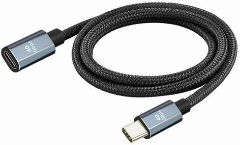 كابل تمديد USB4 من CY ذكر إلى أنثى بسرعة 40 جيجابت في الثانية USB4.0 مع شحن 100 واط و8K@60 هرتز متوافق مع iPhone 15 Laptop Thunderbolt3/4 (30 سم) in Kuwait