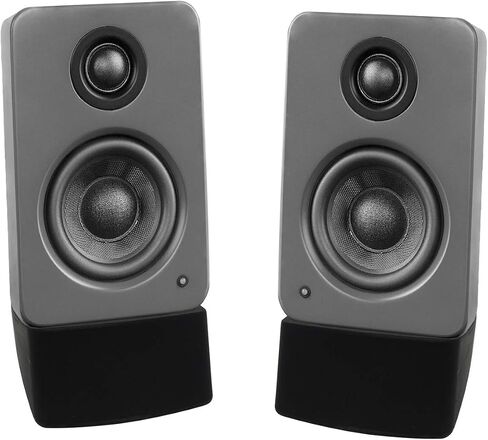 Trademark Innovations Desktop Bookshelf Speaker Stand Set in Saudi Arabia