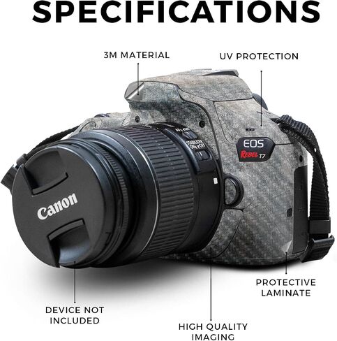 غلاف متوافق مع كاميرا Canon EOS Rebel T7 - ​​Oddballs - غطاء لاصق واقٍ من الفينيل الفاخر 3M - سهل الاستخدام | صُنع في الولايات المتحدة الأمريكية بواسطة MightySkins in Kuwait