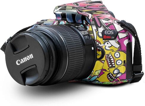 غلاف متوافق مع كاميرا Canon EOS Rebel T7 - ​​Oddballs - غطاء لاصق واقٍ من الفينيل الفاخر 3M - سهل الاستخدام | صُنع في الولايات المتحدة الأمريكية بواسطة MightySkins in Kuwait