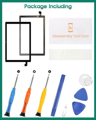 for BLU M10L Pro 2023 Screen Replacement M0215UU 10.1" for BLU M10L Pro Digitizer Repair for BLU M10L Pro Tablet Screen Replacement Black (No LCD Display) in Saudi Arabia