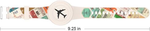 Air Tag Bracelet for Kids, Cute Cartoon Waterproof Air tag Holder for Kids with Full Coverage Anti-Lost Hidden Design, Airtag Wristband Accessories for Child (Blue) in Saudi Arabia
