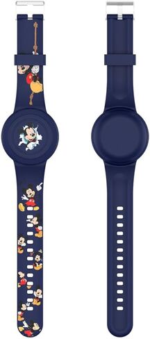 Air Tag Bracelet for Kids, Cute Cartoon Waterproof Air tag Holder for Kids with Full Coverage Anti-Lost Hidden Design, Airtag Wristband Accessories for Child (Blue) in Saudi Arabia