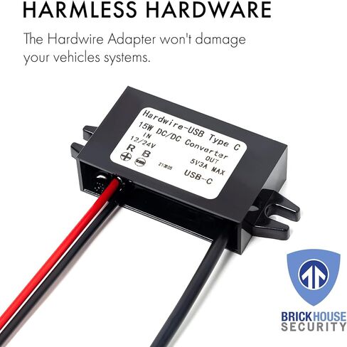 Brickhouse Security Completely Covert Hardwired Vehicle GPS Adapter for Spark Nano 7 Vehicle GPS Tracker Replaces Battery Operation for Tracking Vehicles, Cars, Trucks (Micro Version) in Saudi Arabia