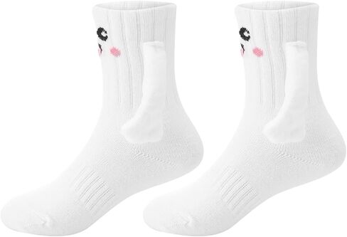 Funny Kids Baby Girl Boy Magnetic Holding Hand Socks, Toddler Silly Socks, Smile Crazy Socks for Children 1-10 Years in Saudi Arabia