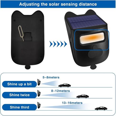SOLO WiFi طويل المدى إنذار لاسلكي للممر، مستشعر حركة مقاوم للطقس، جهاز استقبال يعمل بالطاقة الشمسية وجهاز استقبال الرنين، مراقبة وحماية الممتلكات الخارجية والداخلية، تنبيه دخول الأعمال in Kuwait