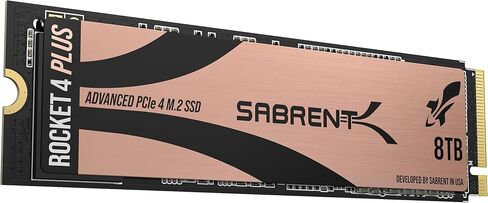 SABRENT 1TB Rocket 4 PLUS NVMe 4.0 Gen4 PCIe M.2 Internal SSD Extreme Performance Solid State Drive (Latest version) (SB-RKT4P-1TB) in Saudi Arabia