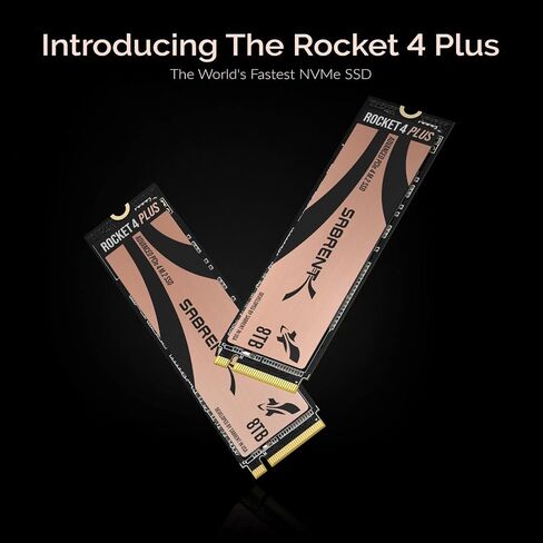 SABRENT 1TB Rocket 4 PLUS NVMe 4.0 Gen4 PCIe M.2 Internal SSD Extreme Performance Solid State Drive (Latest version) (SB-RKT4P-1TB) in Saudi Arabia