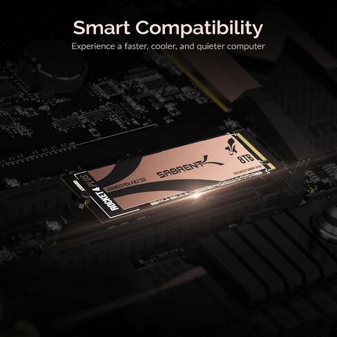 SABRENT 1TB Rocket 4 PLUS NVMe 4.0 Gen4 PCIe M.2 Internal SSD Extreme Performance Solid State Drive (Latest version) (SB-RKT4P-1TB) in Saudi Arabia